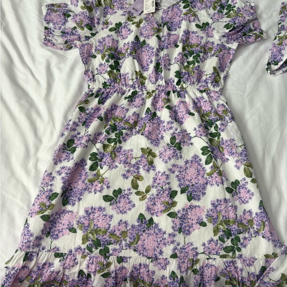Gymboree Dresses & Skirts - Floral Purple and Green Dress